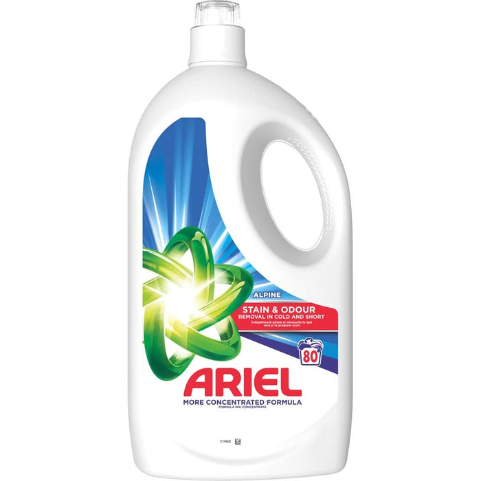Detergent lichid ARIEL Alpine, 3.6 l, 80 spalari WALTI