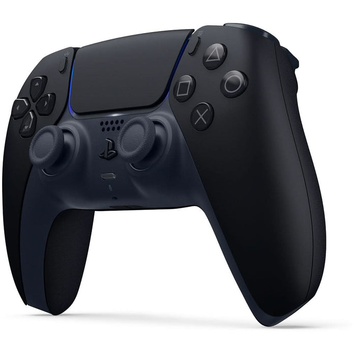 Controller Wireless PlayStation 5 DualSense, Midnight Black + Cablu USB-C pentru PC WALTI