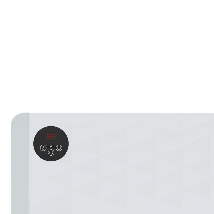 Convector GoodHome, 2200W, Termostat reglabil, Telecomanda, alb WALTI