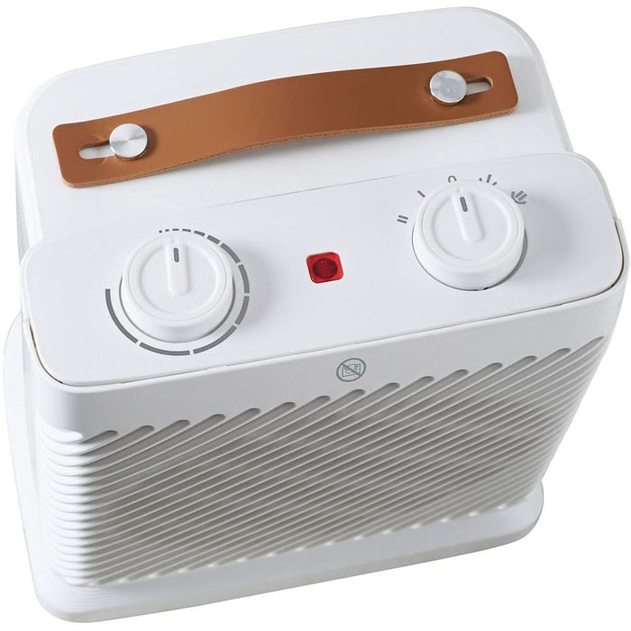 Aeroterma oscilanta cu ventilator 2000W, suprafata incalzire 20m2, alb WALTI