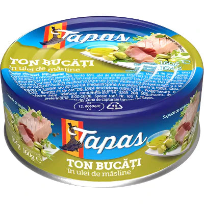 TAPAS Ton Bucati in Ulei Masline 160 g - WALTI WALTI