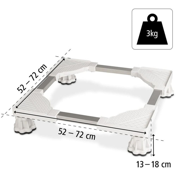 Cadru sustinere pentru masina de spalat rufe XAVAX 110232, metal, alb WALTI