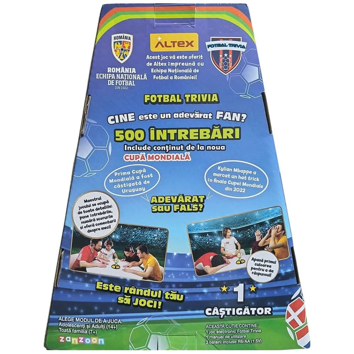 Joc de societate FOTBAL TRIVIA 1125107, 7 ani+, 2-5 jucatori WALTI
