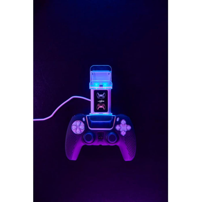 Statie de incarcare dubla HAMA uRage pentru controller PS5, alb WALTI