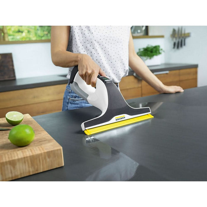 Aspirator geamuri KARCHER WV 6 Plus D500, 0.15l, 3.6V, autonomie max 100 min, alb-negru - WALTI WALTI