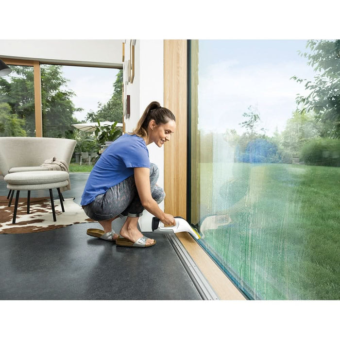 Aspirator geamuri KARCHER WV 6 Plus D500, 0.15l, 3.6V, autonomie max 100 min, alb-negru - WALTI WALTI