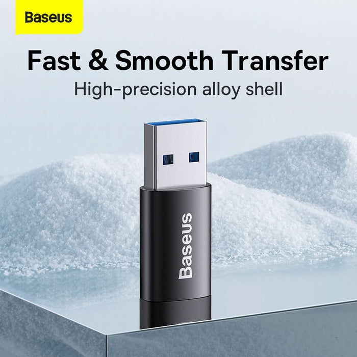 Adaptor USB-C - USB-A 3.1 Gen 1 BASEUS Mini OTG , negru WALTI