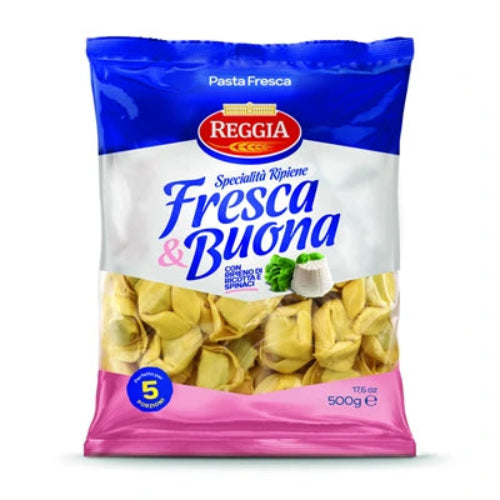 REGGIA Tortellini cu Ricotta si Spanac 500 g - WALTI WALTI
