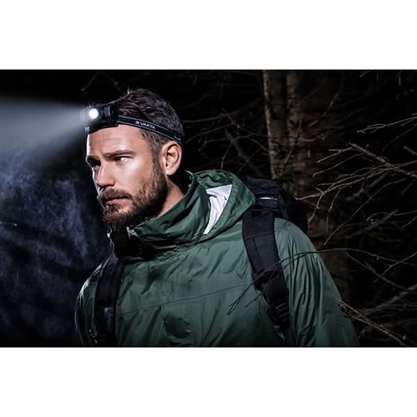 Lanterna LED frontala VARTA Indestructible H20 Pro, 350 lumeni, 3xAAA, negru WALTI