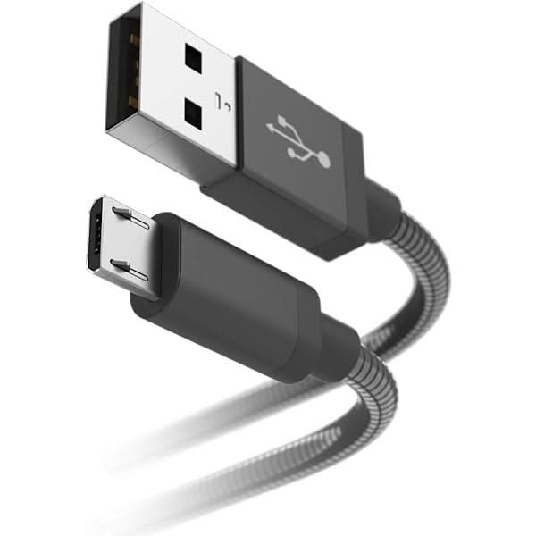 Cablu date HAMA Metal 183337, USB-A - MicroUSB, 1.5m, negru WALTI