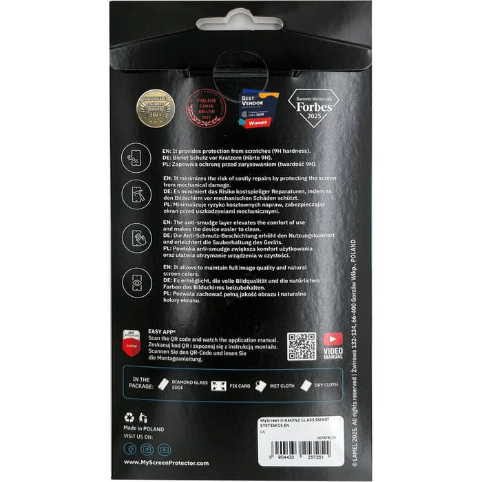 Folie protectie pentru telefon MYSCREEN Diamond Glass G5, transparent WALTI