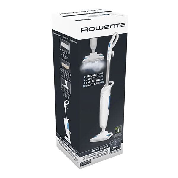 Mop cu aburi ROWENTA Steam Power RY6537WI, 0.6l, 1200W, alb-albastru WALTI