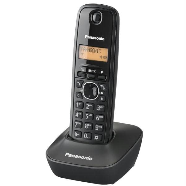 Telefon fix PANASONIC KX-TG1611FXH, DECT, negru WALTI