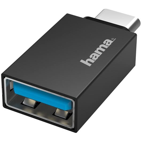 Adaptor USB OTG USB-C - USB A 3.2 Gen 1 HAMA 200311, negru WALTI