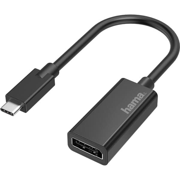 Adaptor USB-C - DisplayPort HAMA 200314, negru WALTI