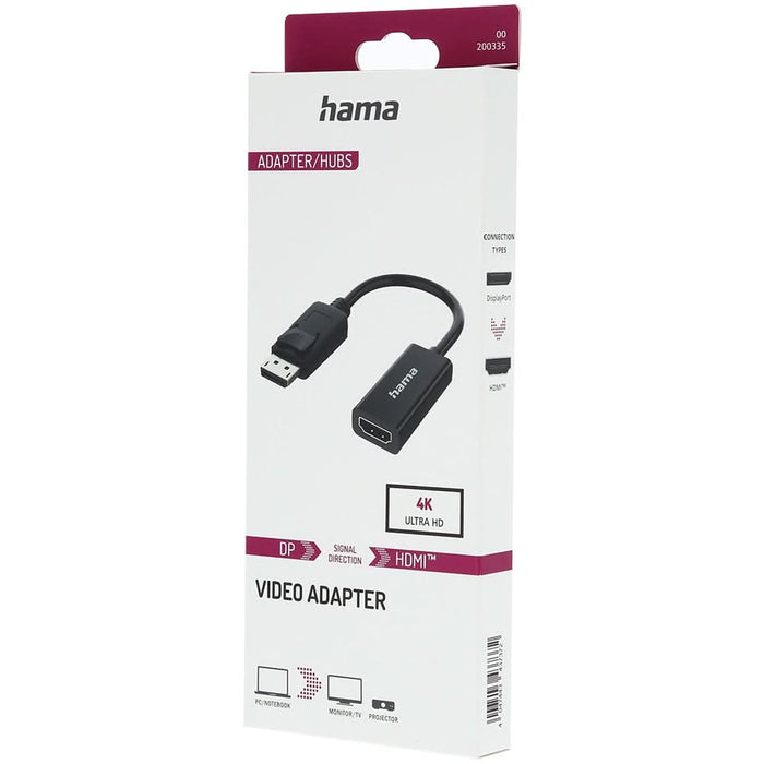Adaptor DisplayPort - HDMI HAMA 200335, negru WALTI