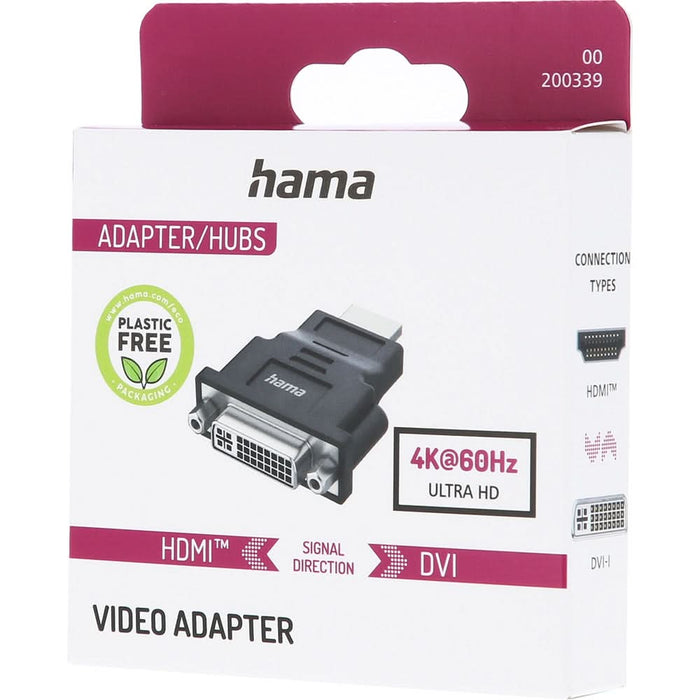 Adaptor HDMI - DVI-D HAMA 200339, negru WALTI