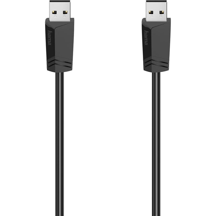 Cablu USB A - USB A HAMA 200601, 1.5m, negru WALTI