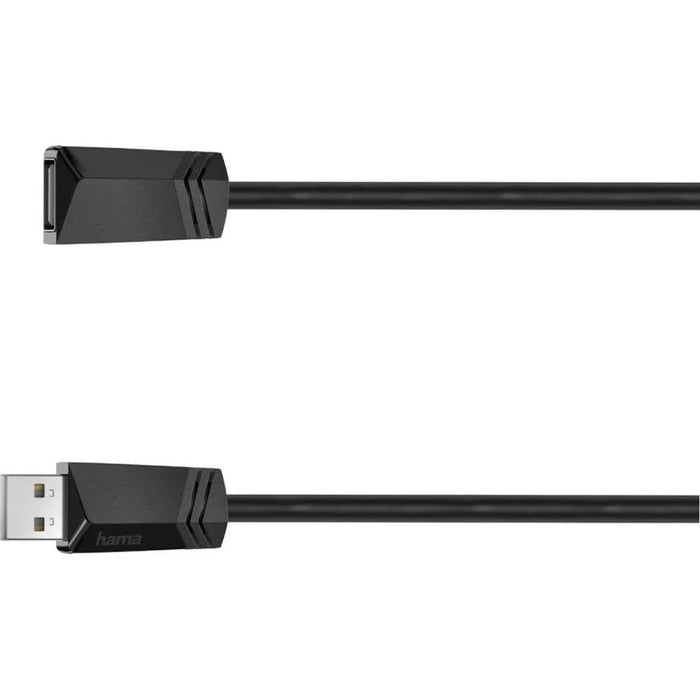 Cablu extensie USB 2.0 HAMA 200618, 0.75m, negru WALTI
