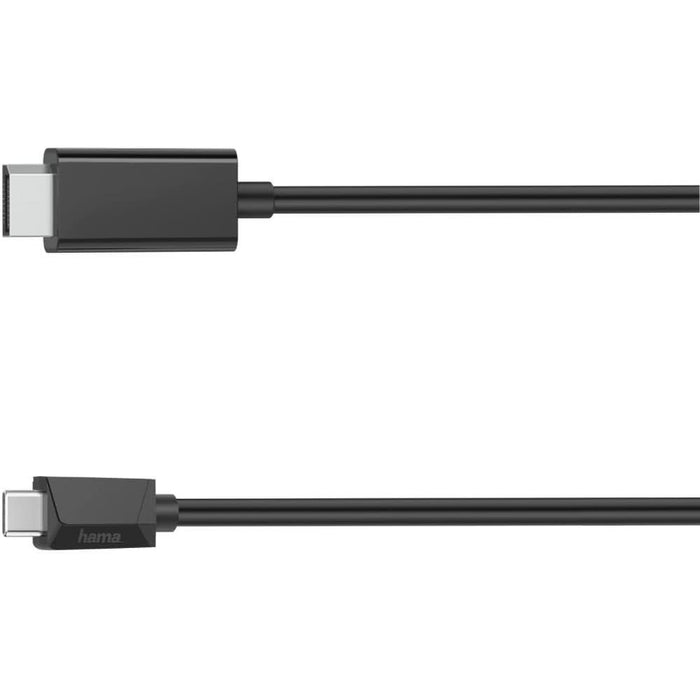 Cablu USB Type C-DisplayPort HAMA 200717, 1.5m, negru WALTI
