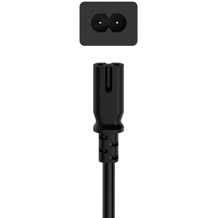 Cablu de alimentare cu 2 pini HAMA 200731, 0.75m, negru WALTI