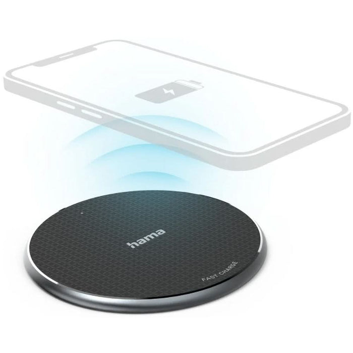 Incarcator wireless HAMA QI-FC10 201683, universal, QI, Quick Charge 3.0, negru WALTI