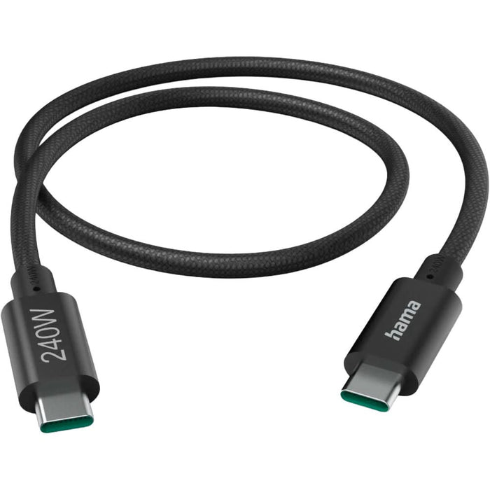 Cablu date HAMA 201702, USB-C - USB-C, 1.5m, negru WALTI