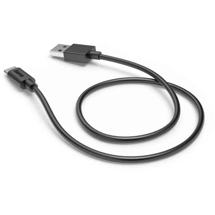Cablu date HAMA 201705, USB-A - USB-C, 0.5m, negru WALTI