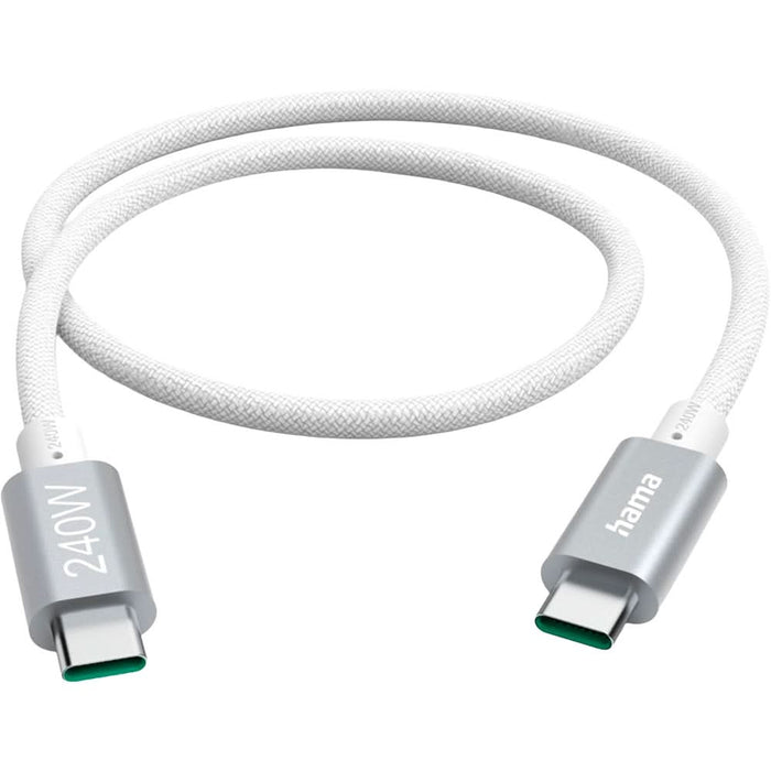 Cablu date HAMA 201721, USB-C - USB-C, 1.5m, alb WALTI