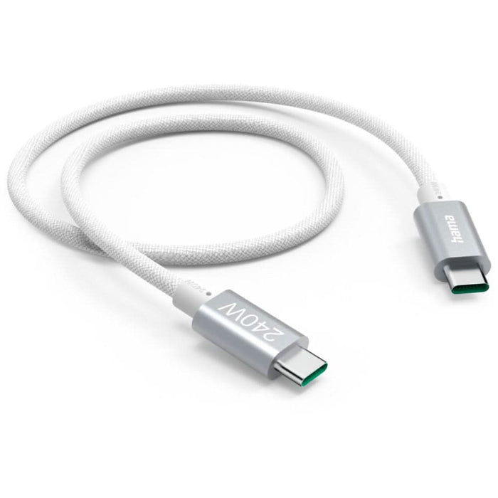 Cablu date HAMA 201721, USB-C - USB-C, 1.5m, alb WALTI