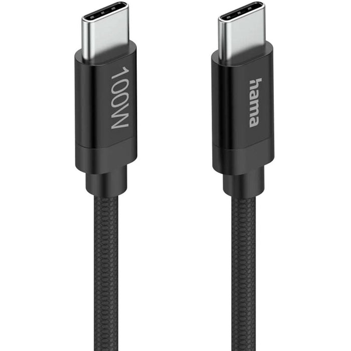 Cablu date HAMA 201740, USB-C - USB-C, 1.5m, negru WALTI