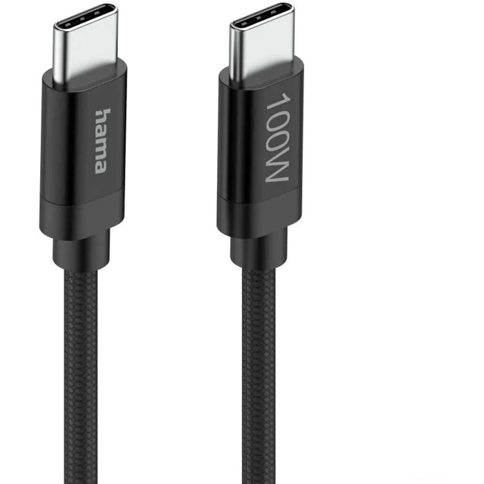 Cablu date HAMA 201740, USB-C - USB-C, 1.5m, negru WALTI