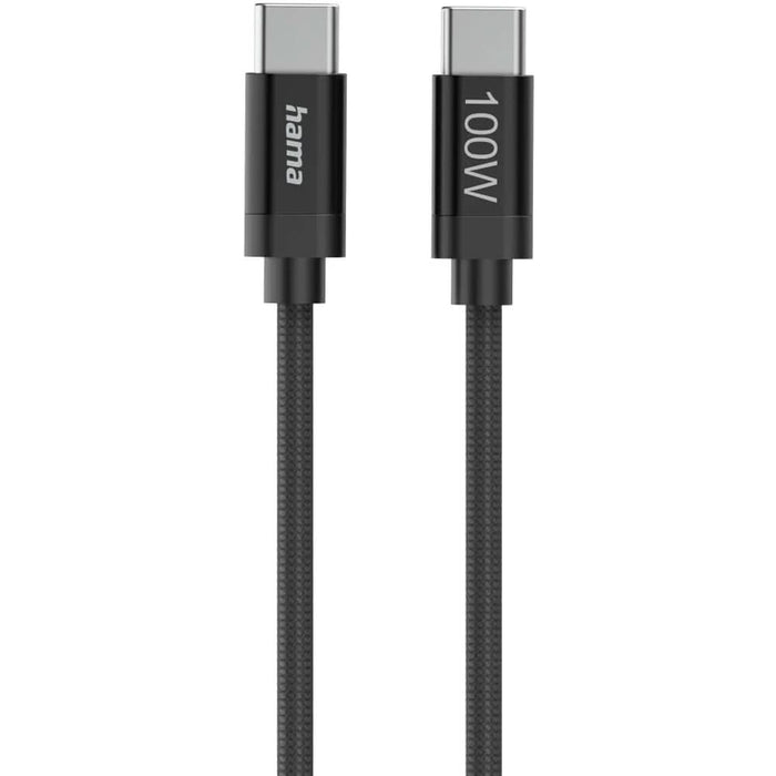 Cablu date HAMA 201740, USB-C - USB-C, 1.5m, negru WALTI