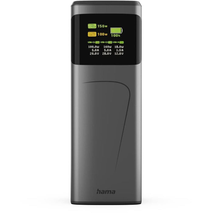 Baterie externa HAMA High Power 201742, 24000mAh, 2x USB-C, 1x USB-A, negru - WALTI WALTI