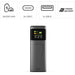 Baterie externa HAMA High Power 201742, 24000mAh, 2x USB-C, 1x USB-A, negru - WALTI WALTI