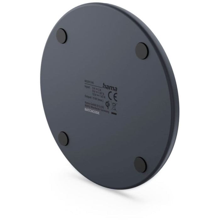 Incarcator wireless HAMA 201745, 15W, Qi, negru WALTI