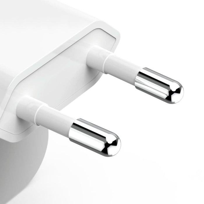 Incarcator retea HAMA 201955, 2x USB-C, Power Delivery (PD) 40W, GaN, alb WALTI
