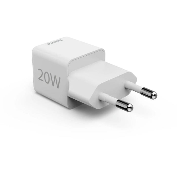 Incarcator retea HAMA 201980, 1x USB-C Power Delivery (PD) 20W, alb WALTI