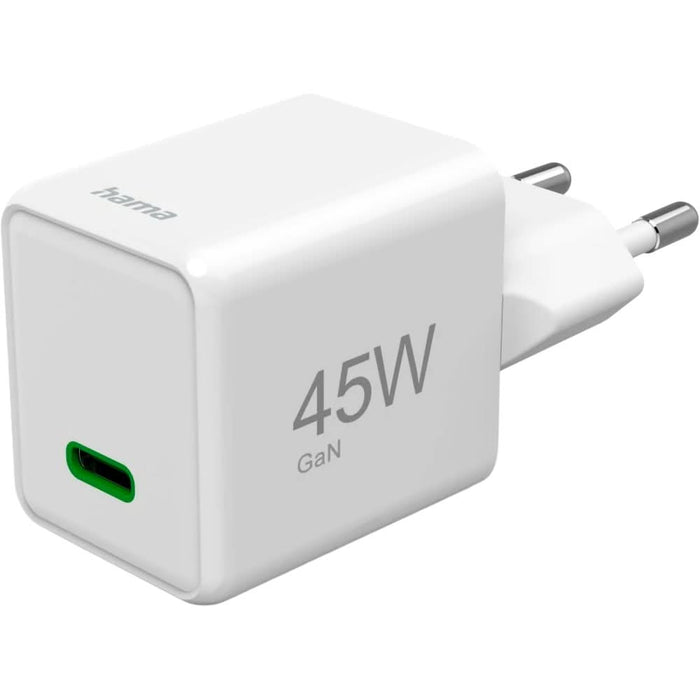Incarcator retea HAMA 201983, 1x USB-C Power Delivery (PD) 45W, alb WALTI