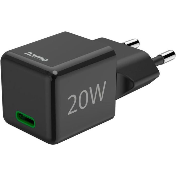 Incarcator retea HAMA 201984, 1x USB-C Power Delivery (PD) 20W, negru - WALTI WALTI
