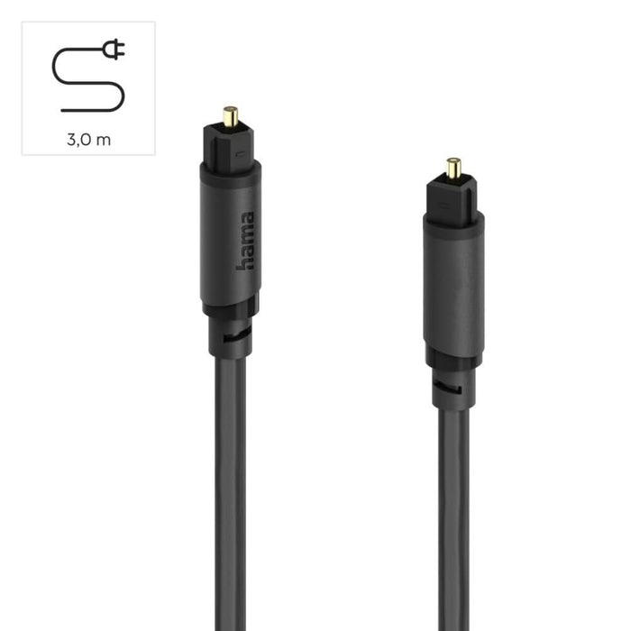 Cablu audio optic HAMA 202017, 3m, negru WALTI