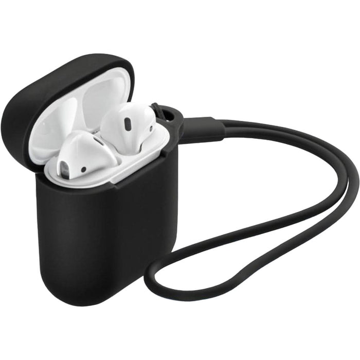 Husa pentru Apple AirPods 1st/2nd Gen HAMA Fantastic Feel, negru WALTI