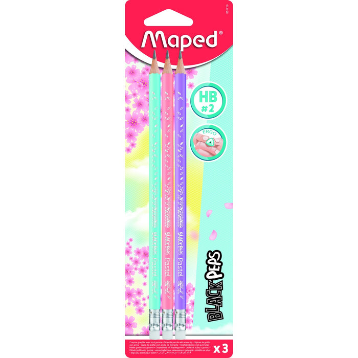 Maped Creioane cu Radiera 3 bucati WALTI