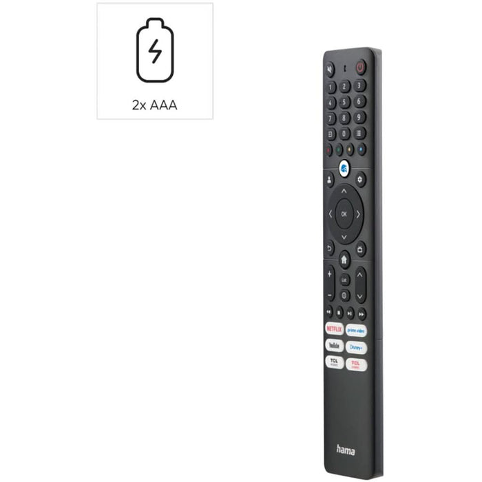 Telecomanda pentru TV TCL HAMA 221068, IR, negru WALTI