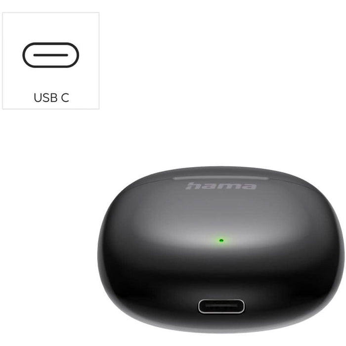 Casti HAMA Action One, True Wireless, Bluetooth, In-Ear, Microfon, negru WALTI