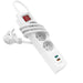 Prelungitor HAMA 223185, 3 prize, USB-C/A, 1.4m, alb - WALTI WALTI