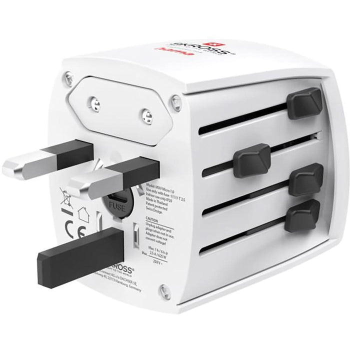 Adaptor priza HAMA MUV Micro, 2.5A, 625W, alb WALTI
