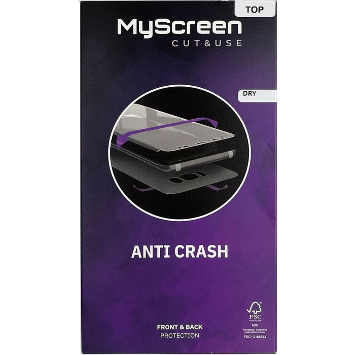 Folie protectie pentru telefon MYSCREEN Anti Crash Clear Dry, transparent - WALTI WALTI