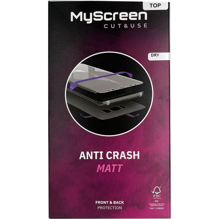 Folie protectie pentru telefon MYSCREEN Anti Crash Matt Dry, transparent WALTI