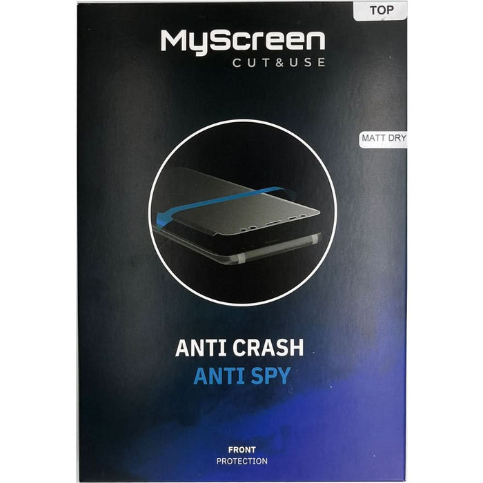 Folie protectie pentru telefon MYSCREEN Anti Crash Privacy Dry, transparent WALTI